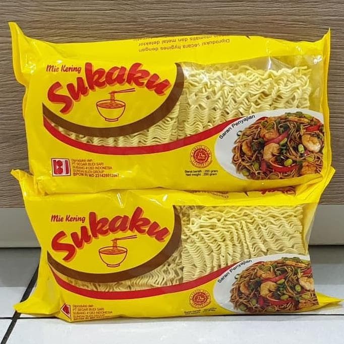 Mie Kering Sukaku 200gr (1 dus 20 bks)