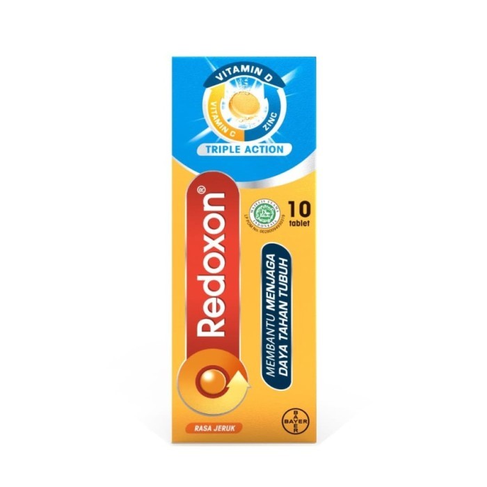 Redoxon Vitamin C Rasa Jeruk isi 10 tablet