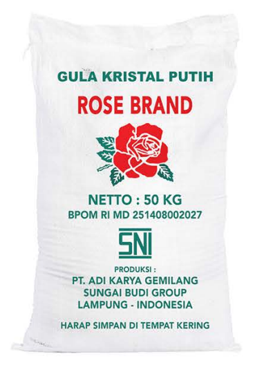 Gula Premium Rose Brand 50kg (1 zak)