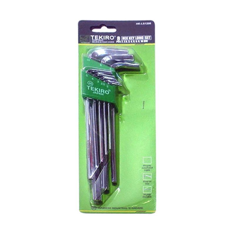 TEKIRO Set Kunci L [8 pcs]