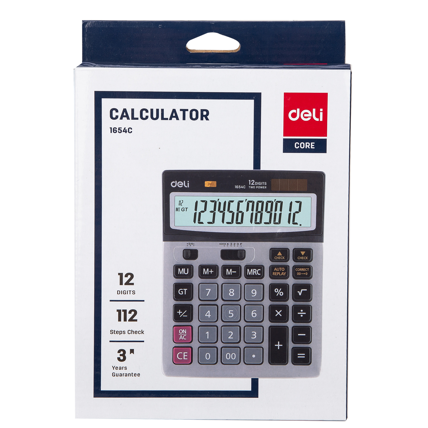 Deli Desktop Calculator W1654C