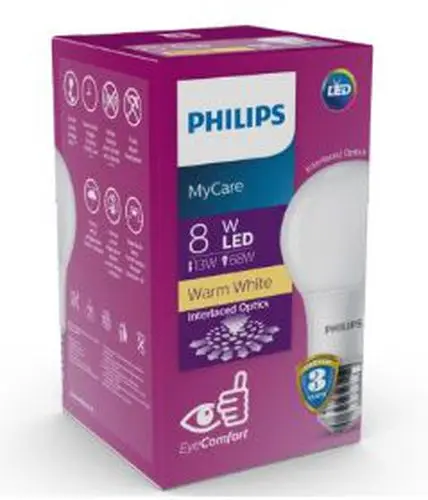 Lampu LED Philips 8 Watt