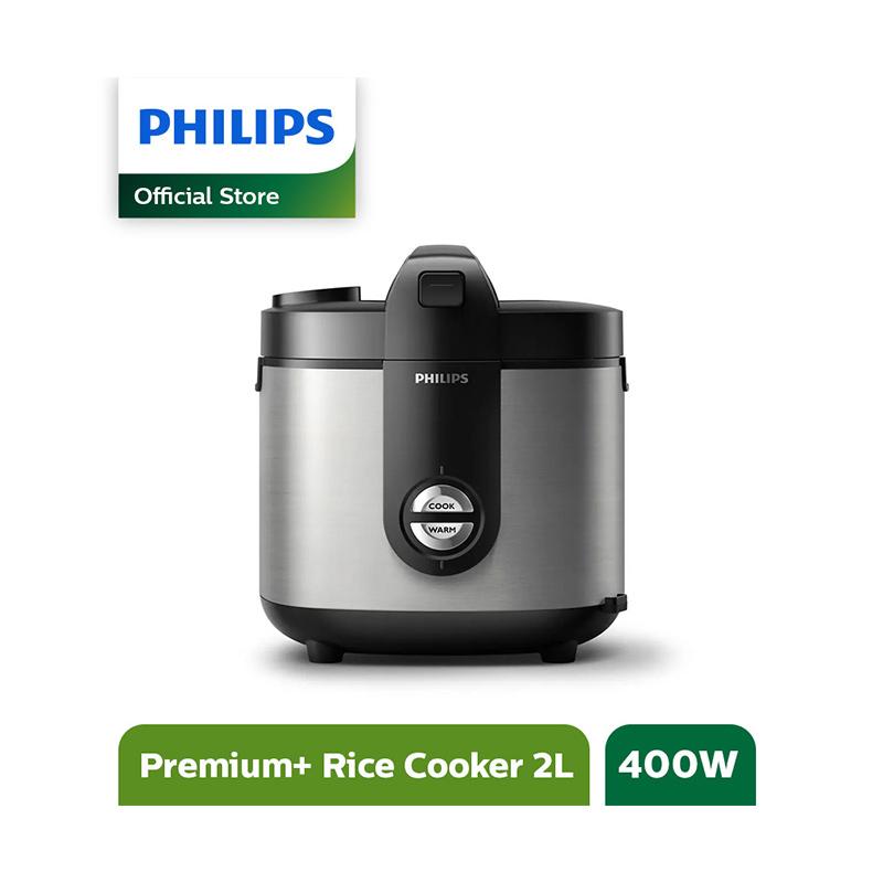 PHILIPS HD3138-33 Viva Collection Rice Cooker [2 L] - Silver