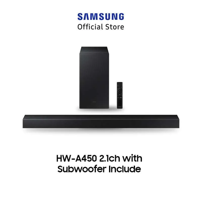 Samsung HW-A450/XD Soundbar with Subwoofer Include [2.1ch]