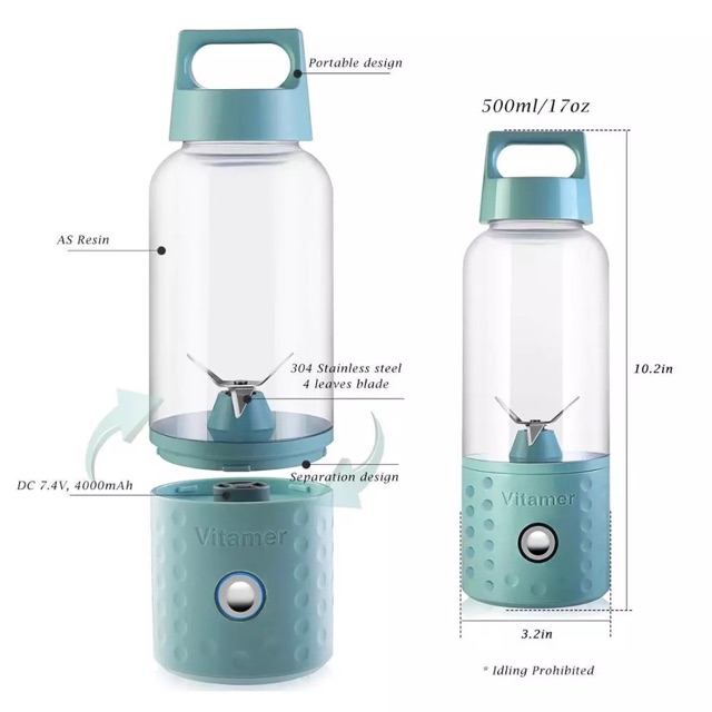 Blender Portable Vitamer 500 ml