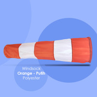 Windsock Uk.200 cm Bahan Satin/Parasut