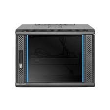 WIR4508S Wallmount Rack 19" 8U Single Glass Door Depth 450mm