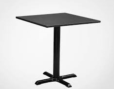 Square table ( Single ) – Black