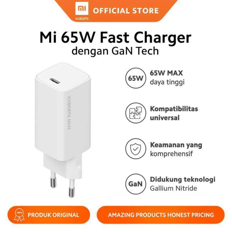 Xiaomi Mi Fast Charger (65 W/ GaN Tech)