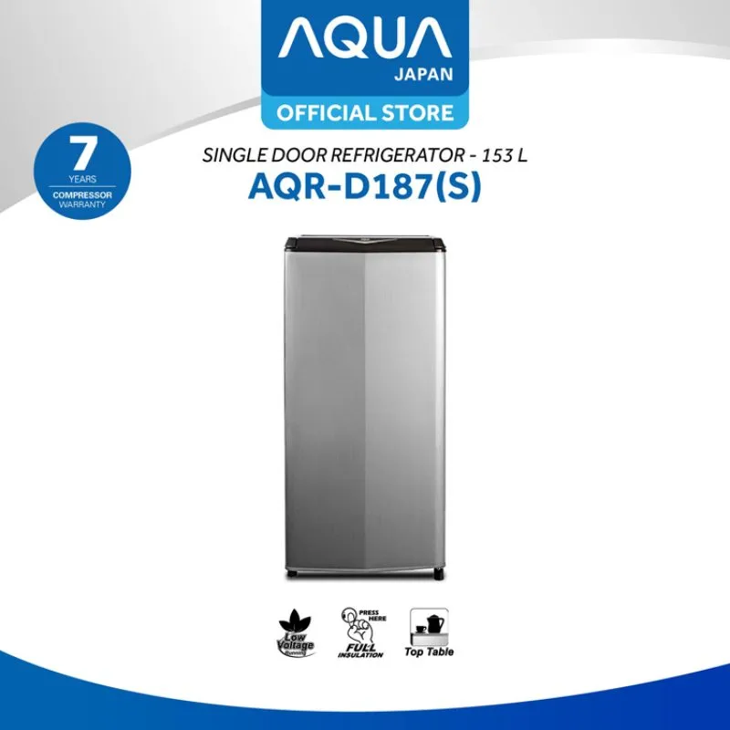Aqua Japan AQR-D187 Kulkas 1 Pintu