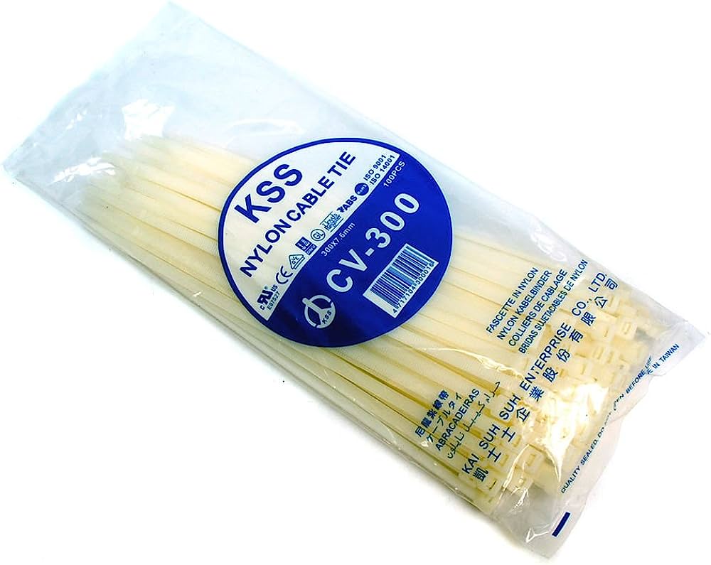 KSS Nylon Cable Tie CV-300 - 100Pcs