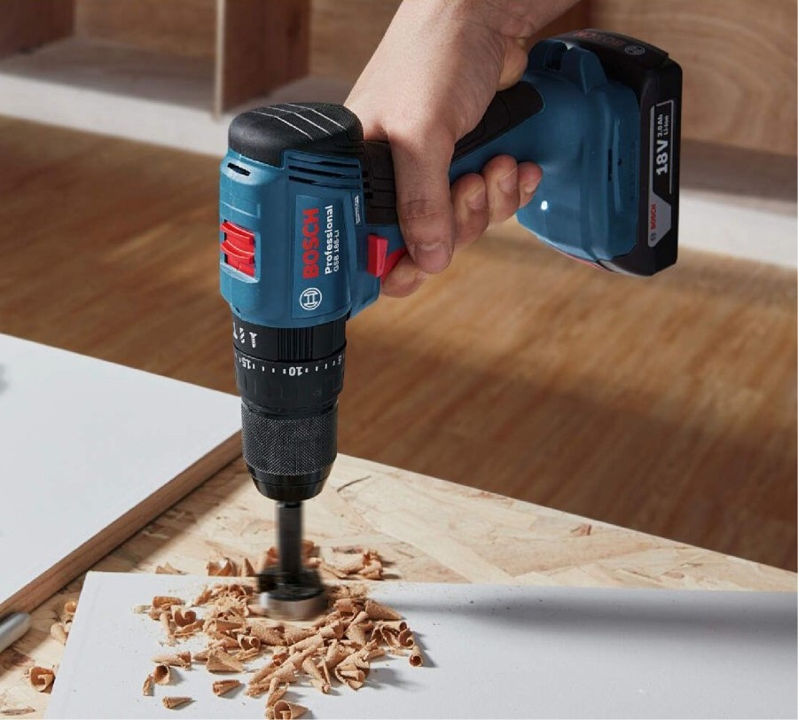BOSCH GSB 185 Li Brushless Impact Drill With Accesories