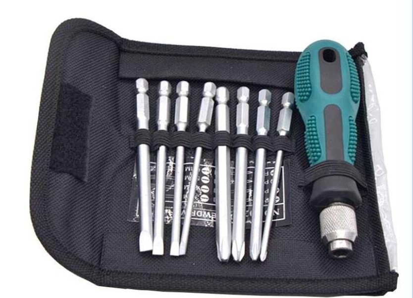 Replaceable Bit Screwdriver Set Skiunt Cr-V