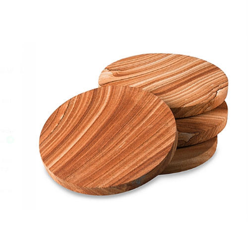 Wooder Coaster,Brown Round