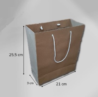 Paper Bag Brown For Tajil Size Medium, 500 Pcs/Ctn