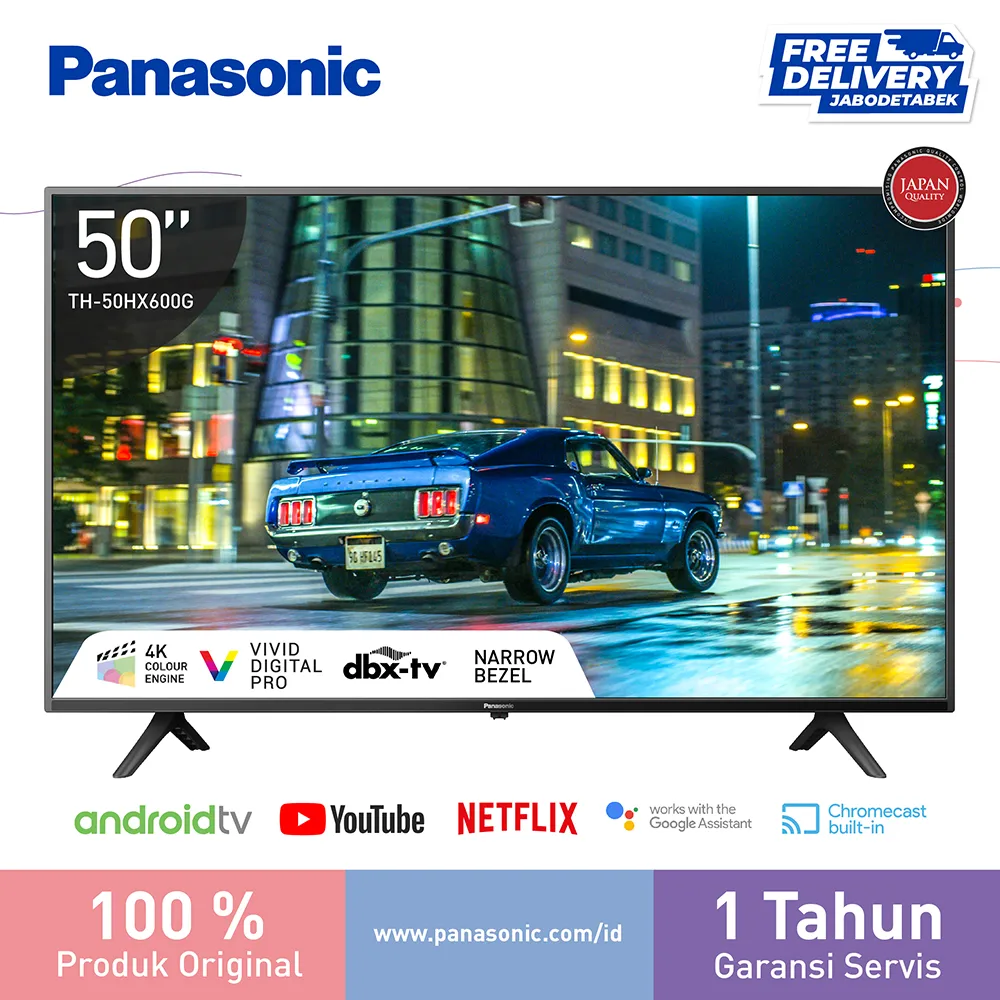 Panasonic TH-50HX600G 4K Android TV [50 Inch] Smart TV