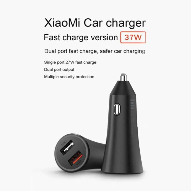 Xiaomi Mi Car Charger [Dual Ports/ 37 W]