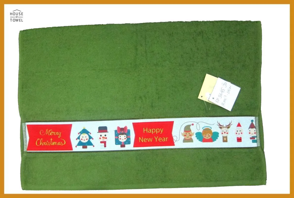 Terry Palmer Celebration Chrismast Towel LP3645J0-36MC3-DGN-60X120 cm