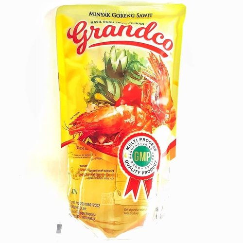 Minyak Goreng Grandco 1 liter 1 dus isi 12 pouch