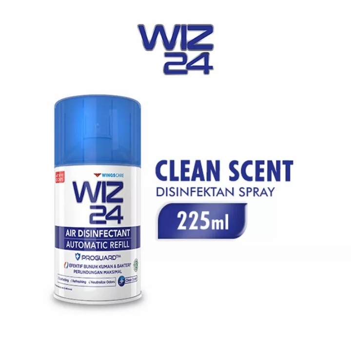 WIZ24 DISINFECTANT AE CLEAN Scent 225ML (1box 12pcs)