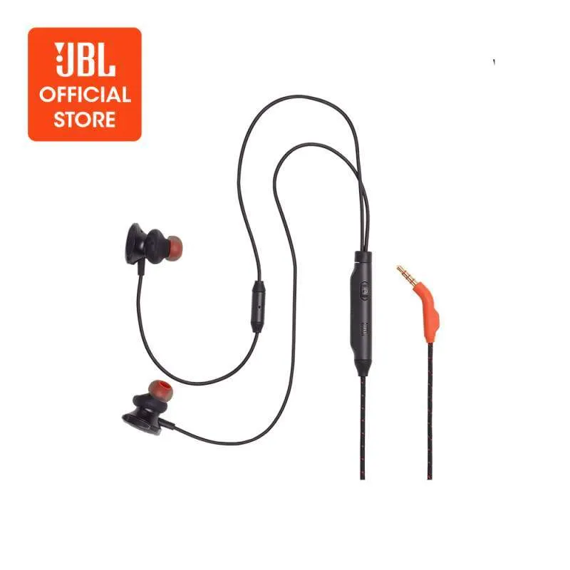 JBL Quantum 50 Headset gaming wired in-ear dengan slider volume dan mute mikrofon