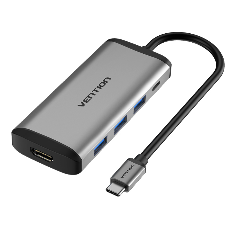 Vention Thunderbolt USB Type C to HDMI USB TF/SD