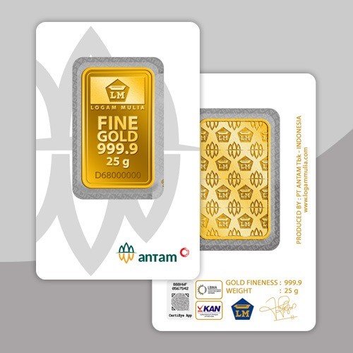 Logam Mulia Antam 25 gr