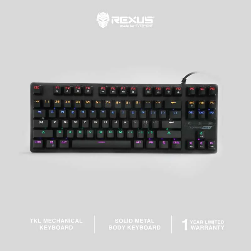 Rexus Keyboard Gaming Mechanical MX5.1 TKL Legionare