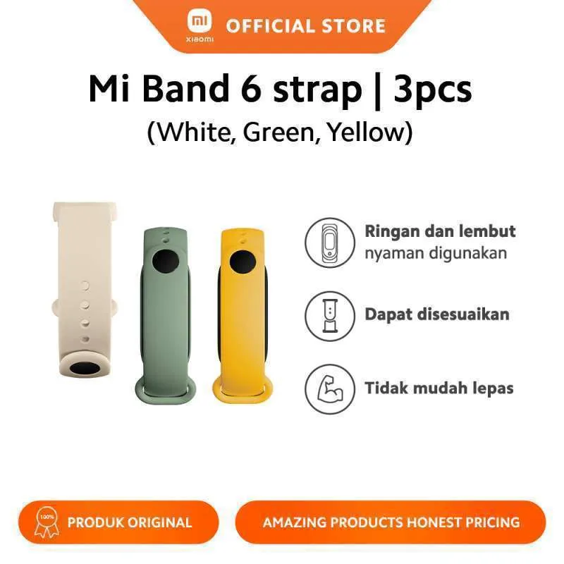 Xiaomi Mi Smart Band 6 Strap (3 Pack)