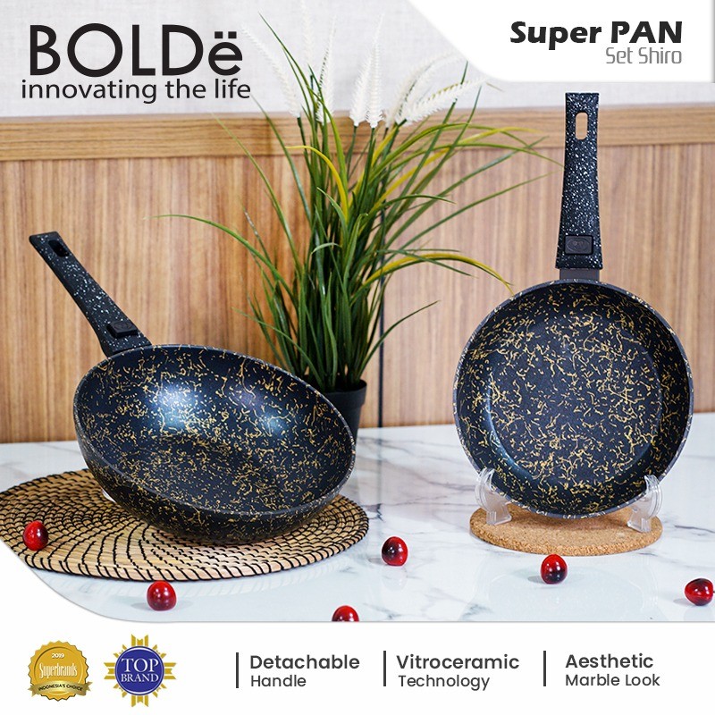 BOLDe Super Pan Set Shiro 2 Pcs