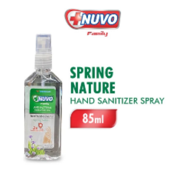 NUVO Hand Sanitizer Spray Hijau 85 ml (1 box 24 PCS)