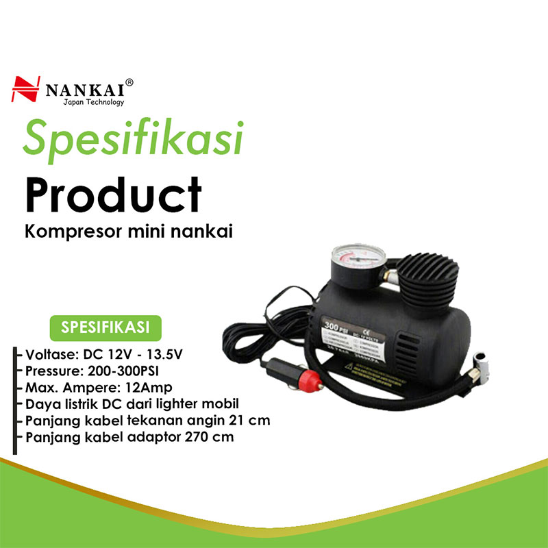 Air Mini Compressor - Kompresor mini Nankai