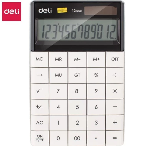 Deli Desktop Calculator E1589 White