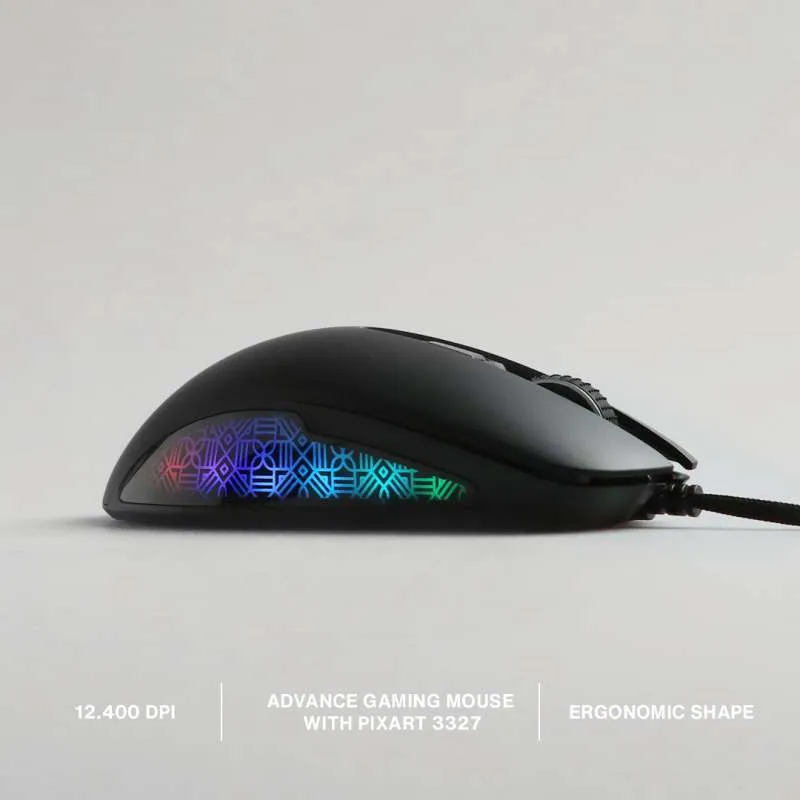 Rexus Mouse Gaming ARSA 12400 DPI