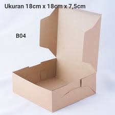 Cake Box Take Away Persegi – 70x10/CTN