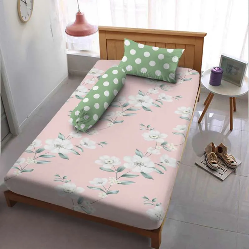 Sprei Extra Single 120 Chloe Dirumah Aja Kintakun D'luxe Microtex 20cm 3in1