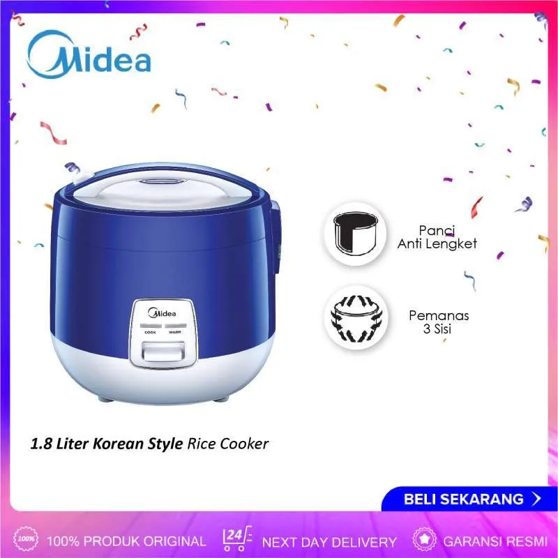 Midea Rice Cooker 1.8 Liter MRM-5001B