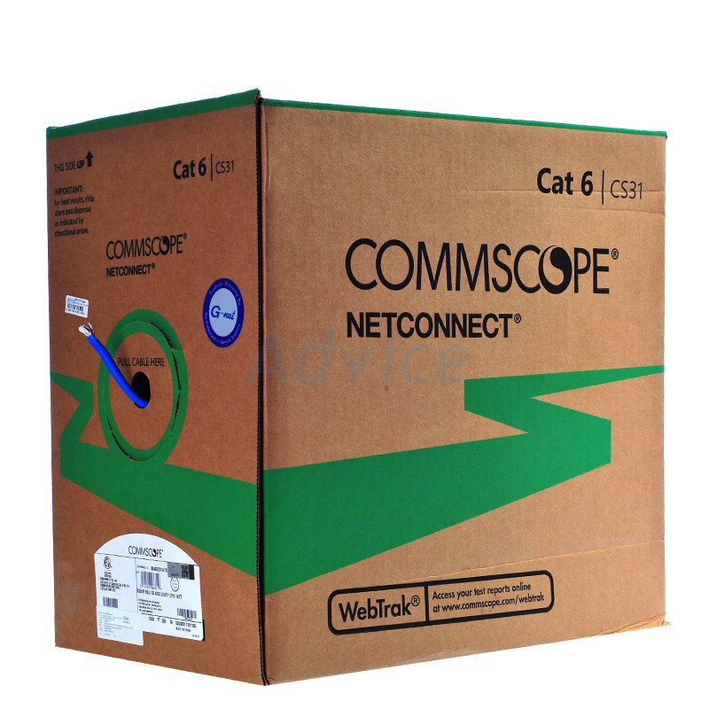 Kabel UTP RJ-45 Cat 6 AMP COMMSCOPE@305m