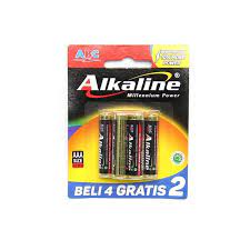 Baterai Alkaline ABC AAA 1 Pack Isi 6