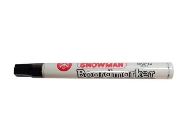 Whiteboard Marker (Black) Merk Snowman