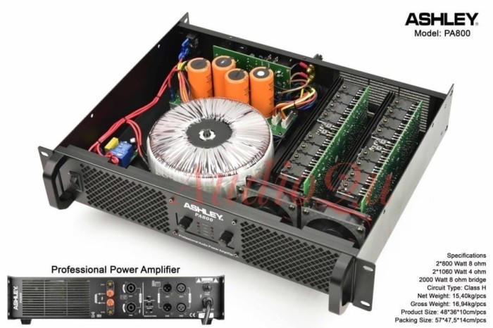 Power Amplifier Ashley PA-800