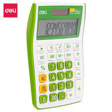 Deli Desktop Calculator W1238 GREEN