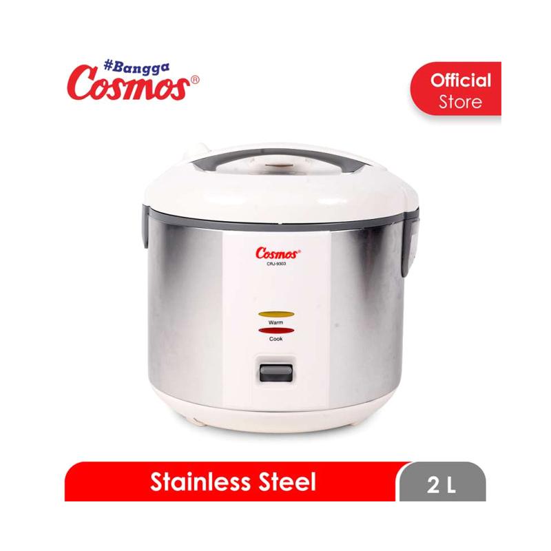 Cosmos CRJ-9303 Stainless Steel Rice Cooker [2 L]
