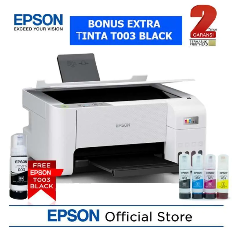 Printer Epson L 3216 Multifungsi Warna Putih Pengganti L3110