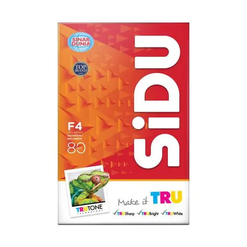 Kertas HVS ukuran F4 sidu - 80gr
