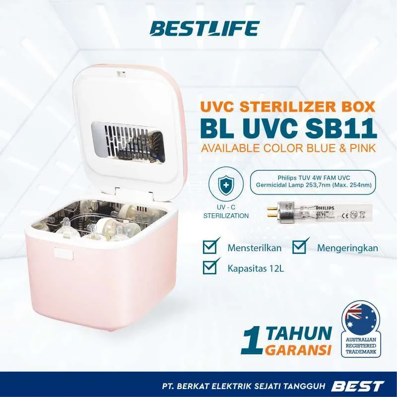 Bestlife UVC Sterilization Box (Pink)