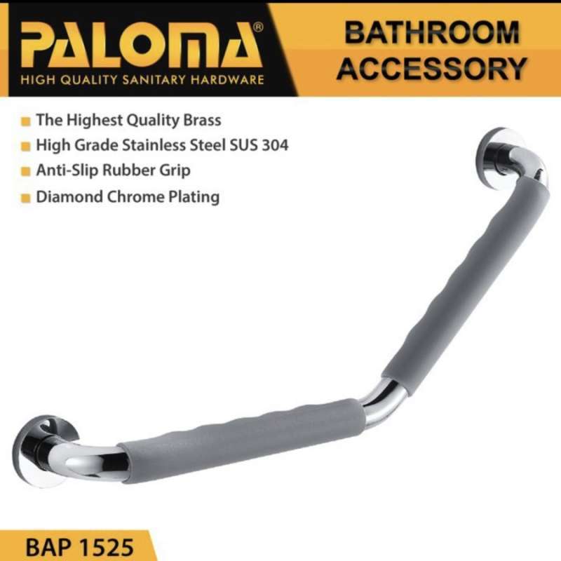 PALOMA BAP 1525 Pegangan Kamar Mandi Handle Bathtub Tub Toilet Bar L