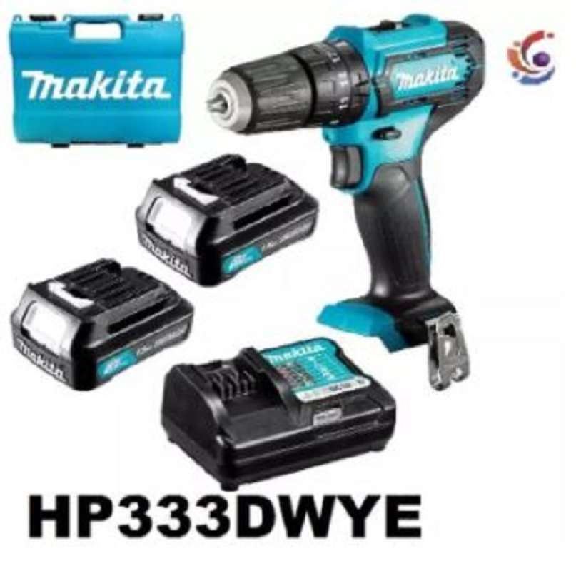 MESIN CORDLESS HAMMER DRILL MAKITA HP333DWYE