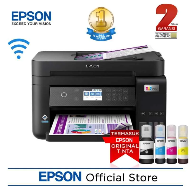 Printer Epson L6270 A4 Ink Tank Multifungsi ADF Duplex Wifi with ADF