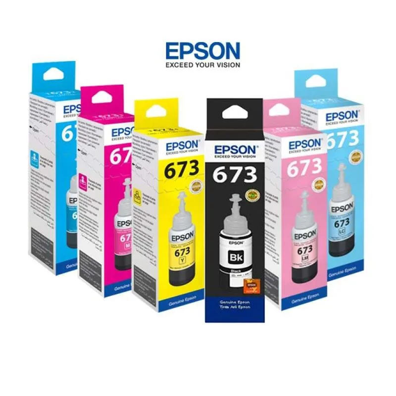 Epson 673 Tinta [1 set isi 6 warna]